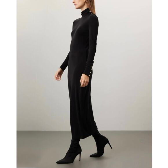 Tory Burch Dresses & Skirts - Tory Burch Jersey Turtleneck black Dress Size 10